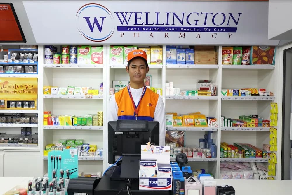 Wellington Pharmacy ဆေးဝါးများကို G&G ဆိုင်အချို့မှာ ဝယ်ယူနိုင်ပါပြီ။