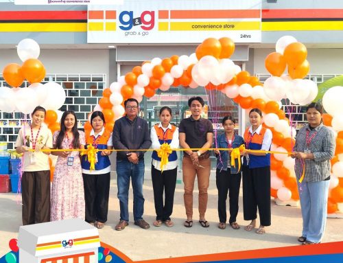A brand-new G&G store in Pyigyitagon Township